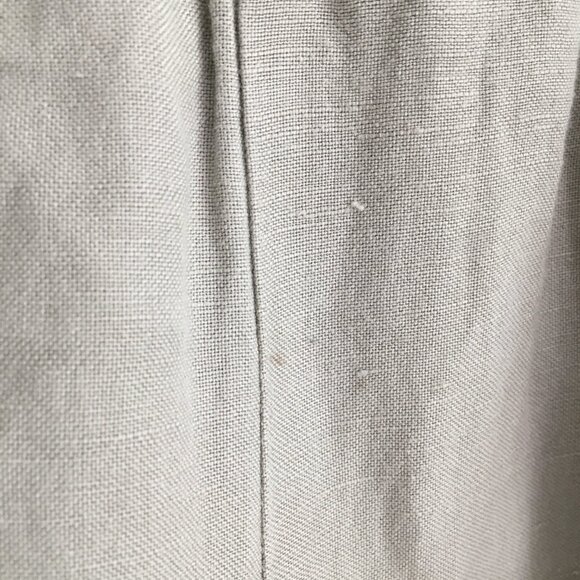 CARTONNIER Anthropologie Gray Ruffle Waist Pull On Belted Pant - Picture 11 of 12